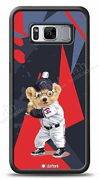 Dafoni Art Samsung Galaxy S8 Baseball Bear Kılıf - 1