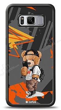 Dafoni Art Samsung Galaxy S8 Cool Teddy Bear Kılıf - 1