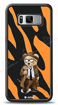 Dafoni Art Samsung Galaxy S8 Detective Teddy Bear Kılıf - 1