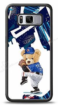 Dafoni Art Samsung Galaxy S8 Hand Soccer Teddy Bear Kılıf - 1