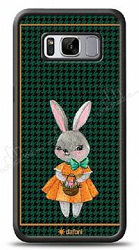 Dafoni Art Samsung Galaxy S8 Lady Rabbit Kılıf - 1