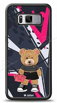 Dafoni Art Samsung Galaxy S8 Plus Rock And Roll Teddy Bear Kılıf - 1