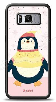 Dafoni Art Samsung Galaxy S8 Plus Smiling Penguin Kılıf - 1