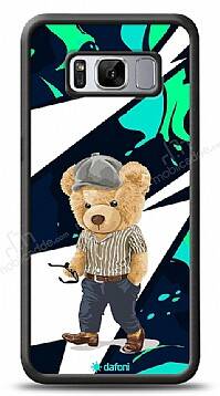 Dafoni Art Samsung Galaxy S8 Plus Thoughtful Teddy Bear Kılıf - 1