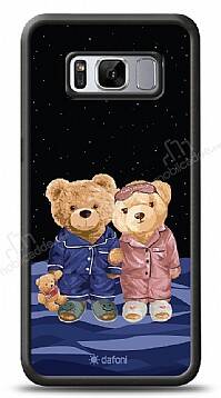 Dafoni Art Samsung Galaxy S8 Plus Under The Stars Teddy Bears Kılıf - 1