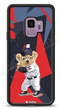 Dafoni Art Samsung Galaxy S9 Baseball Bear Kılıf - 1