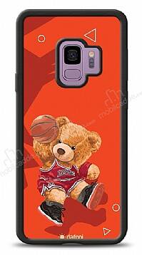 Dafoni Art Samsung Galaxy S9 Basketball Bear Kılıf - 1