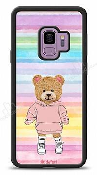 Dafoni Art Samsung Galaxy S9 Chic Teddy Bear Kılıf - 1