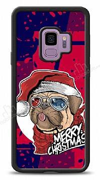 Dafoni Art Samsung Galaxy S9 Christmas Pug Kılıf - 1