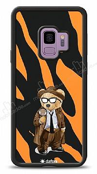 Dafoni Art Samsung Galaxy S9 Detective Teddy Bear Kılıf - 1