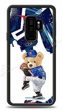 Dafoni Art Samsung Galaxy S9 Plus Hand Soccer Teddy Bear Kılıf - 1