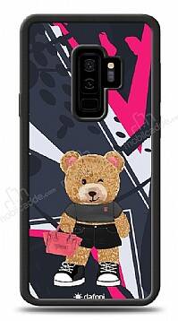 Dafoni Art Samsung Galaxy S9 Plus Rock And Roll Teddy Bear Kılıf - 1