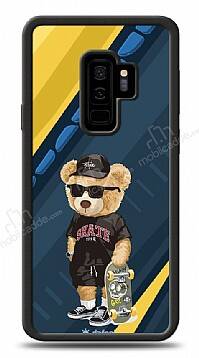 Dafoni Art Samsung Galaxy S9 Plus Skate Bear Kılıf - 1