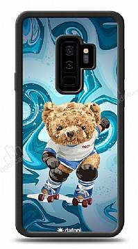 Dafoni Art Samsung Galaxy S9 Plus Skating Teddy Bear Kılıf - 1