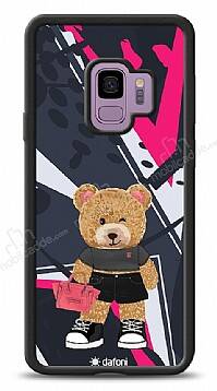 Dafoni Art Samsung Galaxy S9 Rock And Roll Teddy Bear Kılıf - 1