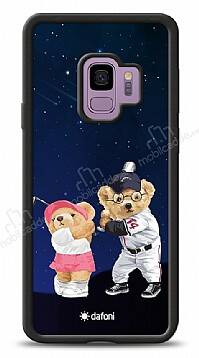 Dafoni Art Samsung Galaxy S9 Sporty Couple Teddy Kılıf - 1