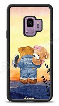 Dafoni Art Samsung Galaxy S9 Sunset Teddy Bears Kılıf - 1