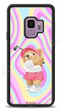 Dafoni Art Samsung Galaxy S9 Tennis Girl Bear Kılıf - 1