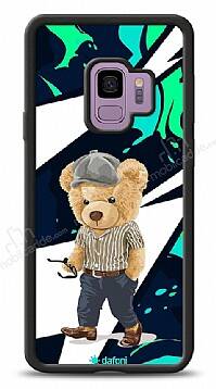 Dafoni Art Samsung Galaxy S9 Thoughtful Teddy Bear Kılıf - 1