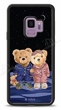 Dafoni Art Samsung Galaxy S9 Under The Stars Teddy Bears Kılıf - 1