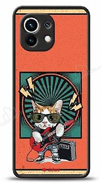 Dafoni Art Xiaomi Mi 11 Guitarist Cat Kılıf - 1