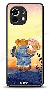 Dafoni Art Xiaomi Mi 11 Sunset Teddy Bears Kılıf - 1