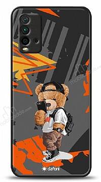 Dafoni Art Xiaomi Redmi 9T Cool Teddy Bear Kılıf - 1