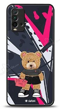 Dafoni Art Xiaomi Redmi 9T Rock And Roll Teddy Bear Kılıf - 1