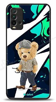 Dafoni Art Xiaomi Redmi 9T Thoughtful Teddy Bear Kılıf - 1