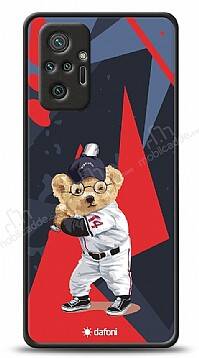 Dafoni Art Xiaomi Redmi Note 10 Pro Baseball Bear Kılıf - 1