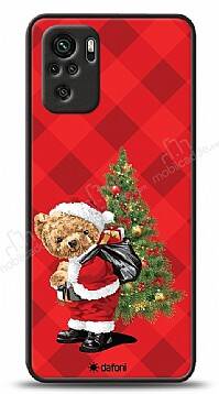 Dafoni Art Xiaomi Redmi Note 10 Santa Bear Kılıf - 1