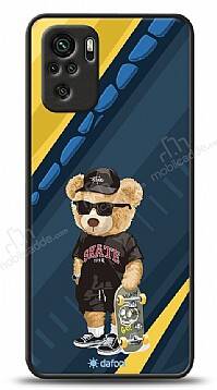 Dafoni Art Xiaomi Redmi Note 10 Skate Bear Kılıf - 1