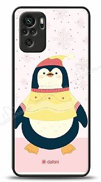 Dafoni Art Xiaomi Redmi Note 10 Smiling Penguin Kılıf - 1