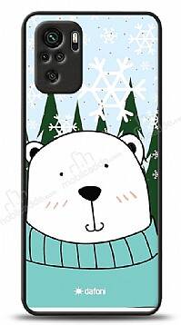 Dafoni Art Xiaomi Redmi Note 10 Snow Bear Kılıf - 1