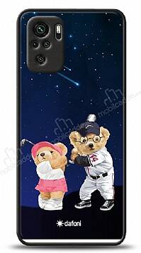 Dafoni Art Xiaomi Redmi Note 10 Sporty Couple Teddy Kılıf - 1