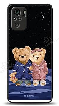 Dafoni Art Xiaomi Redmi Note 10 Under The Stars Teddy Bears Kılıf - 1