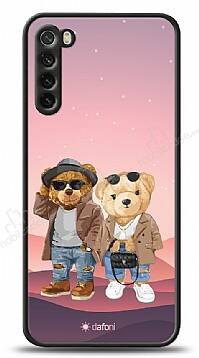 Dafoni Art Xiaomi Redmi Note 8 Cool Couple Teddy Kılıf - 1