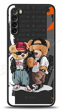 Dafoni Art Xiaomi Redmi Note 8 Icon Couple Teddy Kılıf - 1