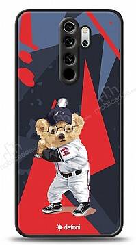 Dafoni Art Xiaomi Redmi Note 8 Pro Baseball Bear Kılıf - 1