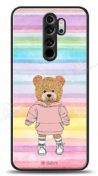 Dafoni Art Xiaomi Redmi Note 8 Pro Chic Teddy Bear Kılıf - 1