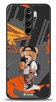 Dafoni Art Xiaomi Redmi Note 8 Pro Cool Teddy Bear Kılıf - 1