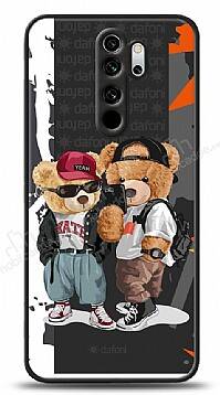 Dafoni Art Xiaomi Redmi Note 8 Pro Icon Couple Teddy Kılıf - 1