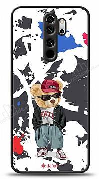 Dafoni Art Xiaomi Redmi Note 8 Pro Sporty Teddy Bear Kılıf - 1