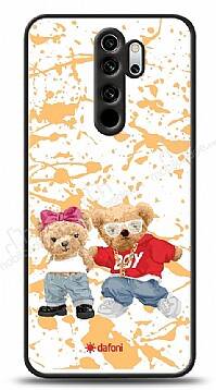 Dafoni Art Xiaomi Redmi Note 8 Pro Style Couple Teddy Kılıf - 1