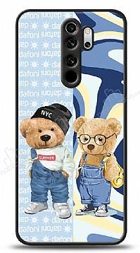 Dafoni Art Xiaomi Redmi Note 8 Pro Summer Couple Teddy Kılıf - 1