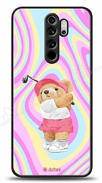 Dafoni Art Xiaomi Redmi Note 8 Pro Tennis Girl Bear Kılıf - 1