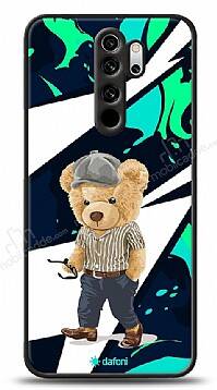 Dafoni Art Xiaomi Redmi Note 8 Pro Thoughtful Teddy Bear Kılıf - 1