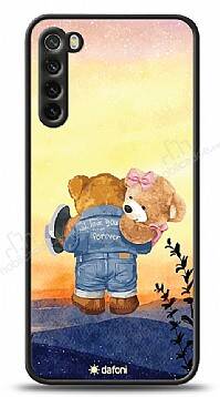 Dafoni Art Xiaomi Redmi Note 8 Sunset Teddy Bears Kılıf - 1