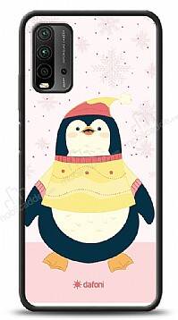 Dafoni Art Xiaomi Redmi Note 9 4G Smiling Penguin Kılıf - 1