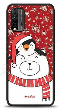 Dafoni Art Xiaomi Redmi Note 9 4G Winter Friends Kılıf - 1